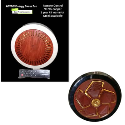 AC/DC Pure Copper Remote Control Fan