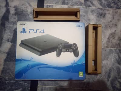 PS4 Slim 500gb Box Only Good Condition