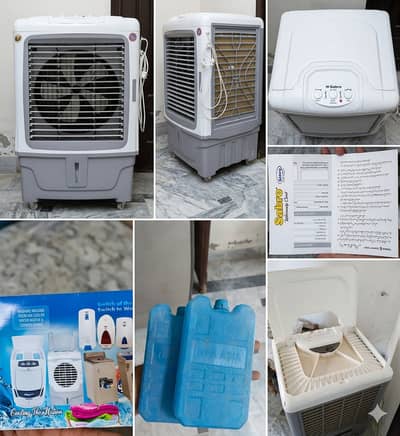 Sabro, model-7500, Fine air-cooler with efficient motor in brand new.