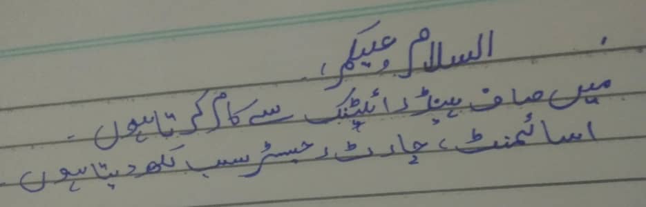Neat Handwriting Service | Assignments, Charts, Registers | Murree