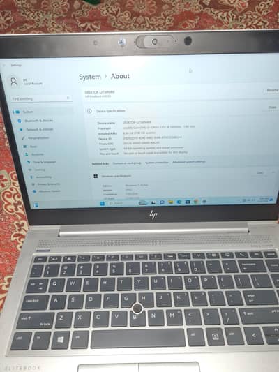 Hp 840 G6 core i5  8th generation  8gb ram  256gb ssd  condition good