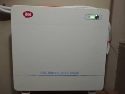 Lithium battery 25.6V 100Ah (new) only 1 month used