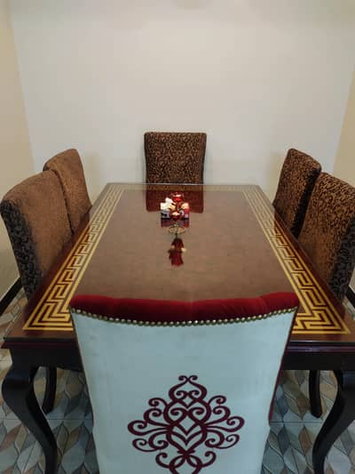 Beautiful Dining Table With Sofa Chairs