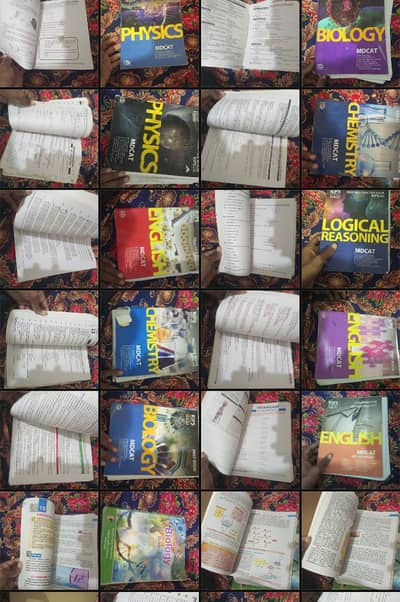 MDCAT ECAT used Books Available