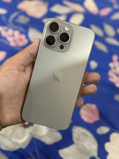 Iphone 15 Pro Max HK Physical Dual Natural Titanium
