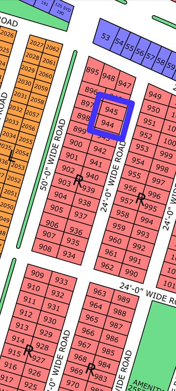 R-945, 120 Sq Yard, GOLD Block