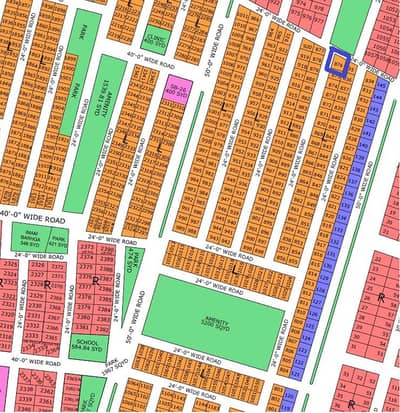 L-876, 100 Sq Yard, Gold Block