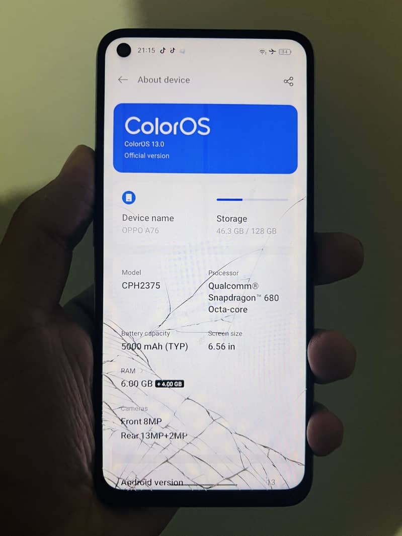 OPPO A76 9