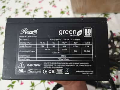 Rosewill 630watt power supply