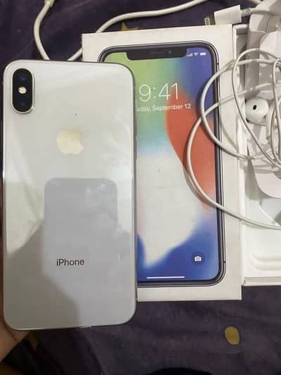 iphone x 256 GB PTA approved no open no repair all ok