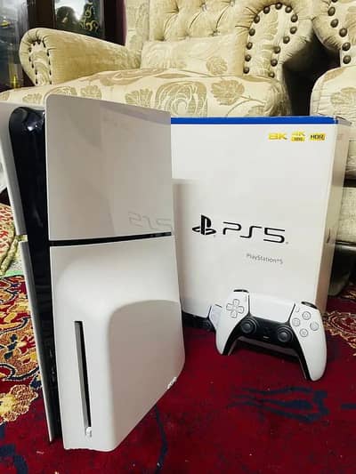 Ps5 Slim Game Disk Edition 2 Controller Complete Box