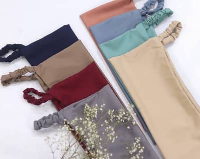 Breathable Niqab Bundle – Pack of 6 Premium Chiffon Face Veils