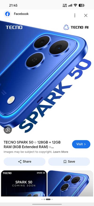 Techno Spark 50 for Sale