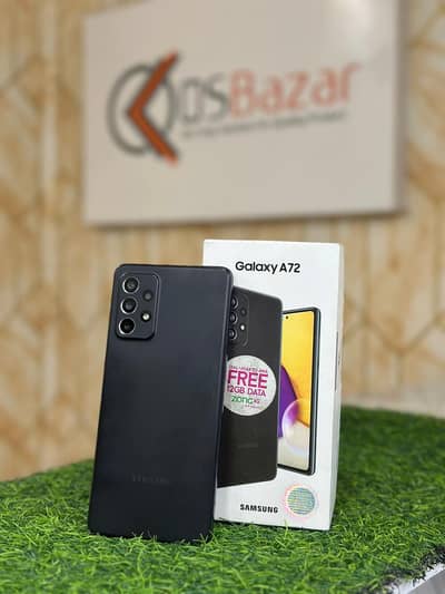 Samsung A72 8gb Ram 128gb Storage With Box