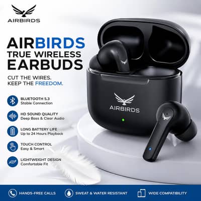 log battery time best airbirds delivery all over pakistan