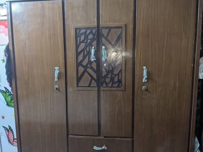 Selling Cupboards, dressing table and bed with side table