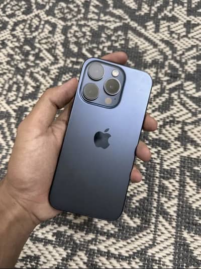 iPhone 15 Pro Blue Titanium