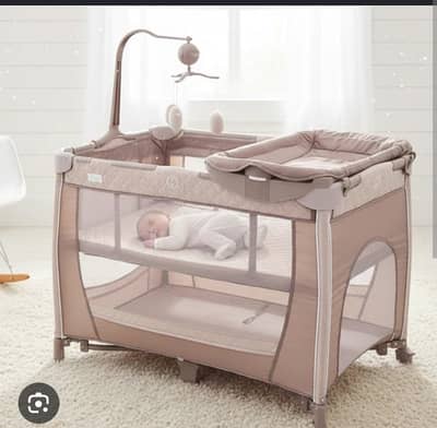 Tinnies play pen/cot