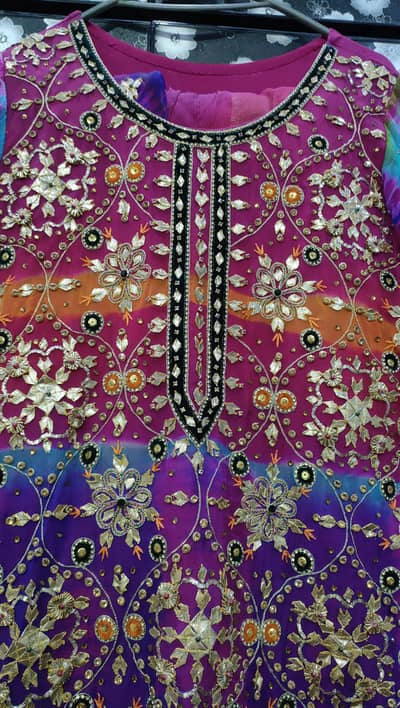 Beautiful Multi color Party Wear Dress