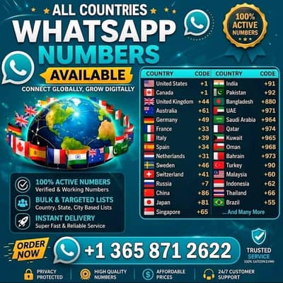 WhatsApp number available