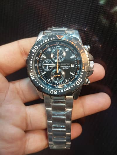 SEIKO Mod Dual Time For Men 14th Generation.