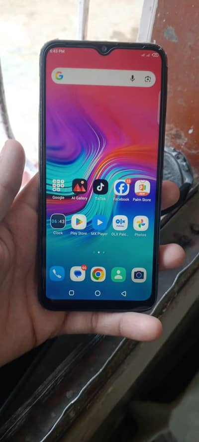 infinix hot 8 ram 4 64 glass change hai box hai