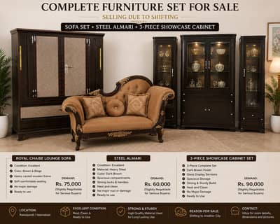 Safe almari, Showcase, Dewan for sale