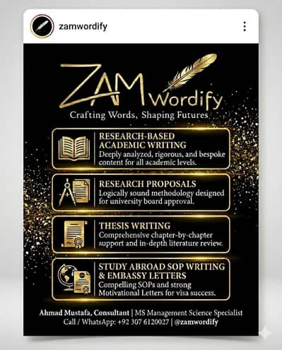Academic Writing, Research Proposals & Thesis Support Services