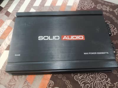 Solid Audio 4 channel Amplifier just 2 month used