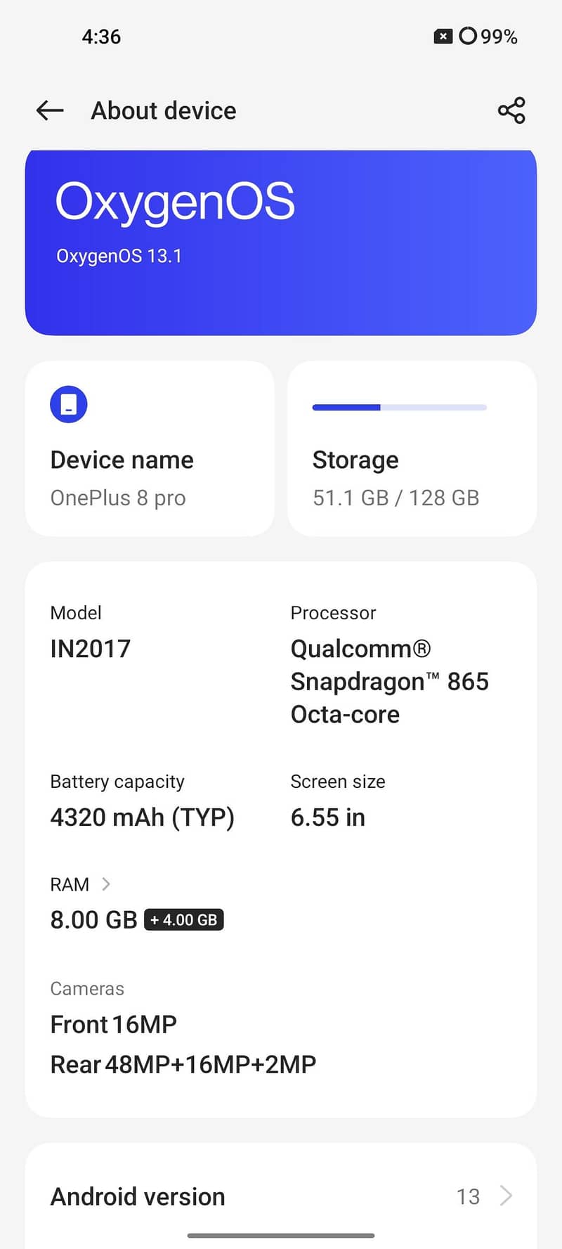 One Plus 8 0