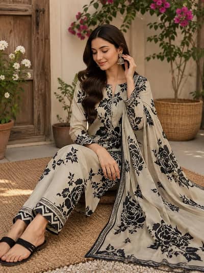 women lawn suite