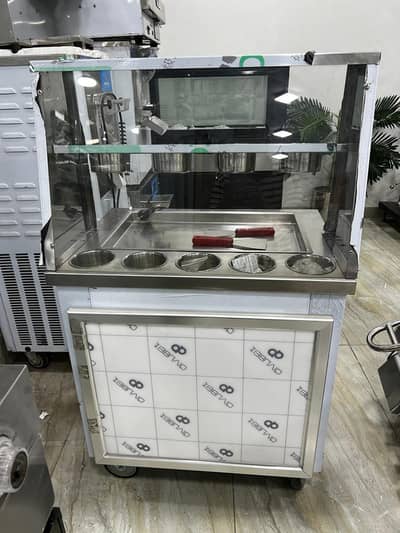 ice cream roller machine tawa plate