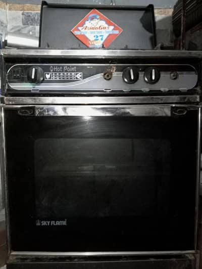 Sky Flame 3 Burner Cooking Range with Oven