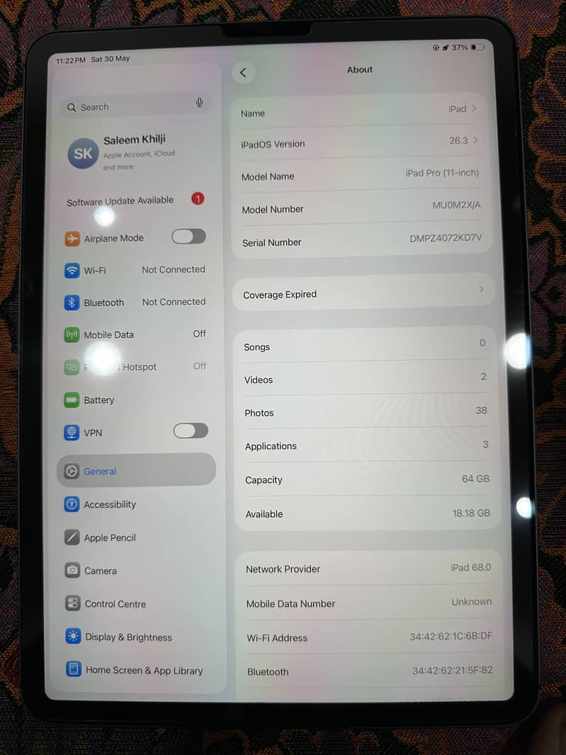 Ipad pro (11-inch) 3