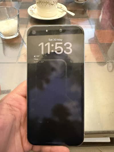 Iphone 15 pro max PTA immaculate condition.