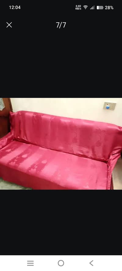 5 seater new sofa set few days used Covers free