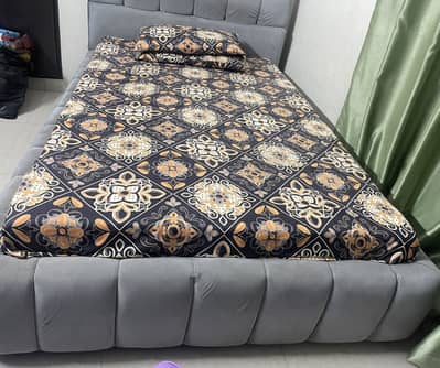Grey single bed for sale