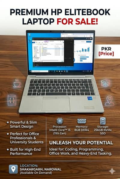 HP Elite Book 840 G8 i5 11th Generation  8 256