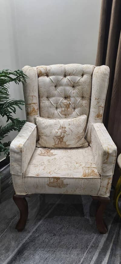 Beautifully Crafted Wingback Chairs with Covers