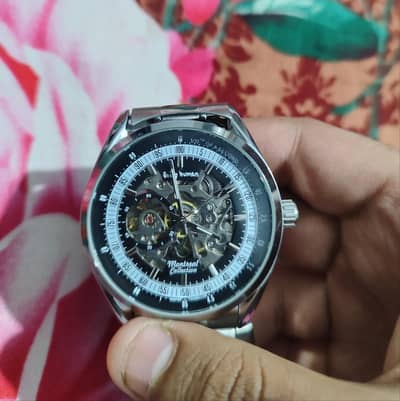 Being Human Skeleton Dial Silver Chain Automatic Mens Watch for Sale