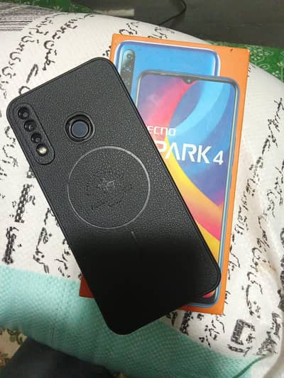 Tecno Spark 4 With Box 10/10