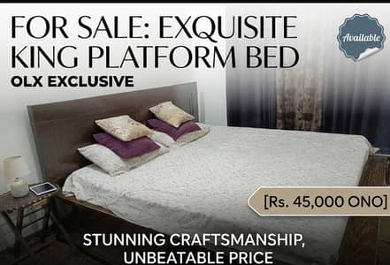 Used Bed with mattress
