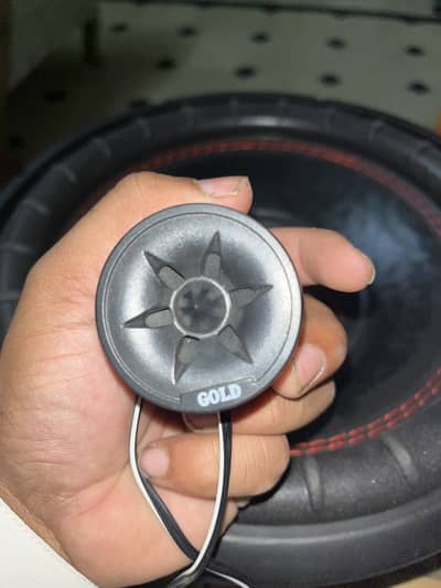 New woofer and tuter with gurated