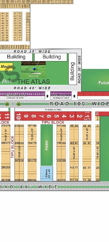 Facing Park Tipu Block 3 Marla Plot Available For Sale