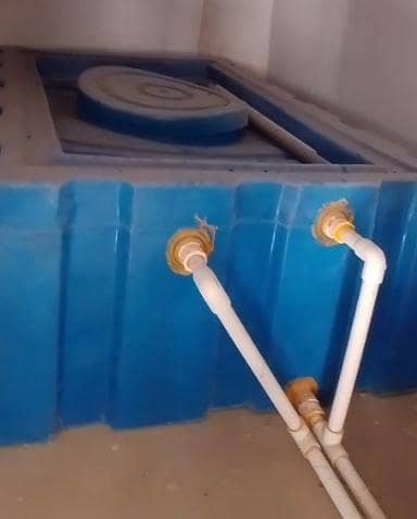 Used fiber water tank 20x4 size. Mazboot condition