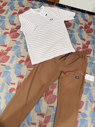 This scuba pants make / basic half sleeves T-shirt : fresh &