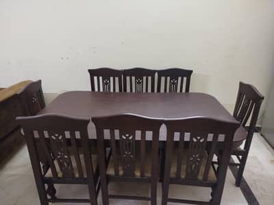 Wooden Dining Table Set for Sale