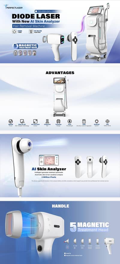 Aesthetic 1800 watt Diode laser Machine
