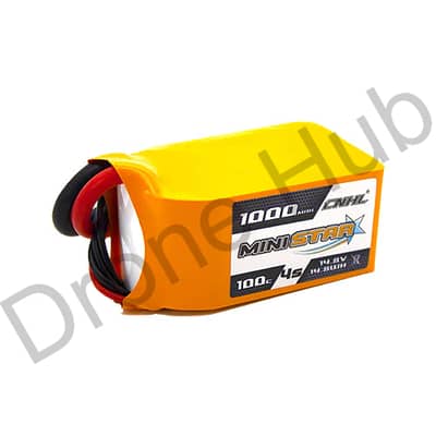 CNHL MiniStar 1000mAh 4S 14.8V 100C Lipo Battery with XT60 Connector