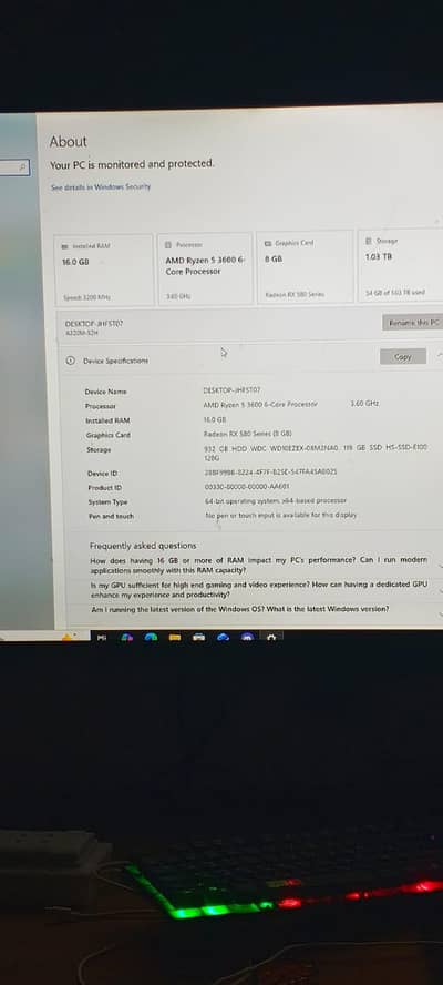 gaming PC for sale